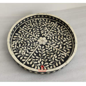 Bandeja de Servicio de Madera y Resina con Incrustaciones de Hueso CRAFT ASCENT para Hoteles y Restaurantes con la Mejor Calidad - Product Image 2