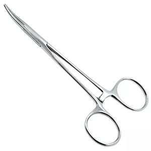 Pinces hémostatiques Mosquito droites et courbées de haute qualité à pointe fine pour la dissection chirurgicale en milieu hospitalier, avec porte-aiguille à verrouillage - Product Image 2