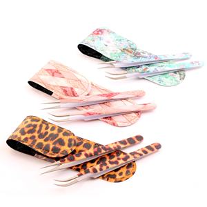 Venta al por mayor de pinzas para pestañas superventas volumen pinzas para extensión de pestañas pinzas para pestañas personalizadas punta puntiaguda - Product Image 5