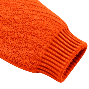 Textured Knit Crewneck Sweater Pullover Ribbed Cuff Hem Long Sleeve Casual Winter Knitwear Custom Color Wholesale Knitwear - Product Image 4