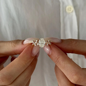 IGI Certified Oval Lab Grown Diamond Engagement Ring Wedding Ring 1.80Carat Yellow Gold 14k Party Gift Jewelry - Product Image 5