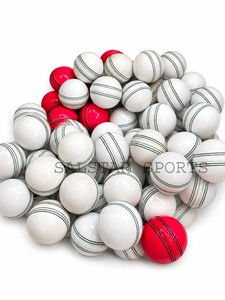 Wholesale <b>White</b> Pink Color Leather Club <b>Cricket</b> Ball 156GM Club League Balls Club <b>Cricket</b> Custom Logo Promotional Direct Factory - Product Image 1