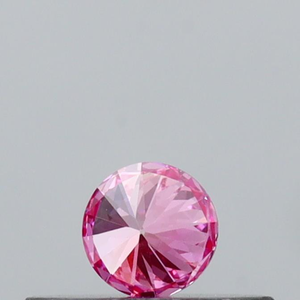Pierre de diamant de laboratoire de couleur rose violet fantaisie, 1,00 carat, clarté VS1, certifiée IGI, taille brillant rond, pour la fabrication de bijoux - Product Image 3