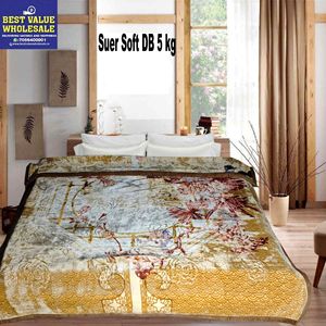 Luxury 5 KG Soft Warm <b>Winter</b> Raschel Blanket 100% Polyester Supersoft Mink for Home & Hotel Use Customizable Logo - Product Image 2