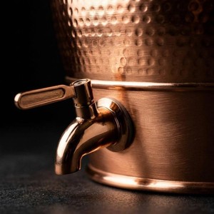 Distributeur d'eau en cuivre de qualité exceptionnelle avec couvercle, style vintage, grande capacité, pour usage domestique - Product Image 3