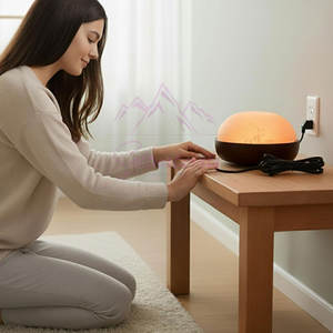 Lampe de sel himalayenne en forme de dôme au design élégant, décoration d'intérieur, éclairage d'ambiance - Product Image 6