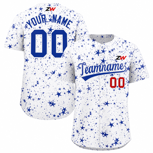 Camiseta de Béisbol Personalizada con Nombre y Número del Equipo, Diseño Sublimado a Rayas, Camiseta de Softbol a Bajo Precio - Product Image 3