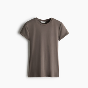 T-shirt pour femme en microfibre, extensible, doux, léger, respirant, décontracté, pour le fitness et les activités quotidiennes - Product Image 2