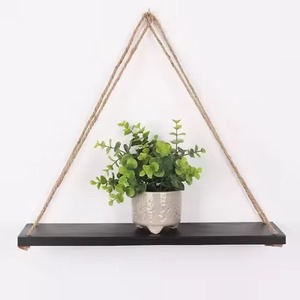 Black Triangle Shape Solid Wood Floating <b>Shelf</b> Set <b>Wall</b> Mounted Wooden <b>Shelves</b> for Storage and Home Decoration <b>Wall</b> <b>Shelf</b> - Product Image 1
