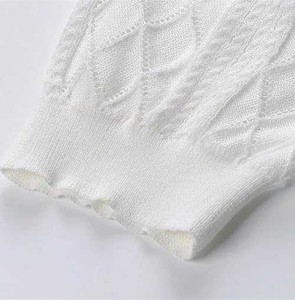 Cárdigan de punto transpirable estilo Old Money con perlas para hombre, suéter con cuello en V y botones, diseño de rombos, prendas de punto formales, EE. UU. - Product Image 4