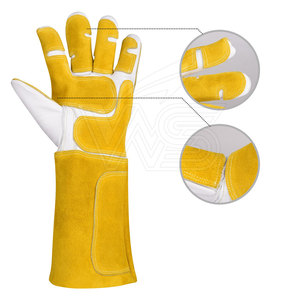 บริการ OEM ถุงมือเชื่อมแบบใหม่ล่าสุด คุณภาพสูง ออกแบบตามสั่ง ราคาประหยัด - Product Image 3