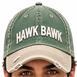 Gorra de Béisbol Unisex de Pana con Correa Trasera Ajustable, Estilo Vintage de Seis Paneles con Visera Curva, Gorra de Pana de Estilo Heritage - Product Image 6