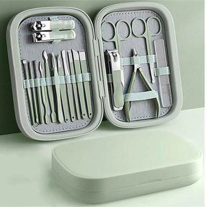 Complete Professional Manicure Pedicure Tools Set Stainless Steel 5-in-1 Nail Clipper Classic Cuticle Nipper Scissors <b>File</b> - Product Image 6