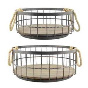 Industrial Design Wooden Serving <b>Trays</b> With Border Design And Rope Handles Kitchenware Use Multifunctional Design <b>Storage</b> <b>Tray</b> - Product Image 4