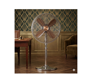 Ventilateur sur pied électrique rechargeable de luxe haute vitesse pour grande pièce, idéal pour la maison - Product Image 2