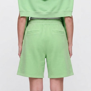 Shorts pour femmes de haute qualité 100% coton, personnalisés avec logo sérigraphié, respirants, 300 g/m², écologiques, séchage rapide, couleur unie - Product Image 3
