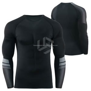 Camiseta de Compresión Personalizada de Manga Larga con Logotipo de Surf para MMA y BJJ, Rashguard Sublimado de Jiu Jitsu, Diseña Tu Propio Rashguard Personalizado - Product Image 4