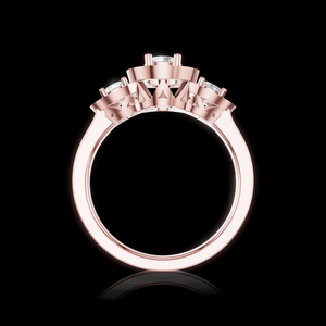 Anillo de Compromiso Unisex con Diamante Sintético Cultivado en Laboratorio, Corte Brillante Redondo, Color E, Certificado EGL, Chapado en Plata 925, de Lujo, Marca Aurum Diam - Product Image 3