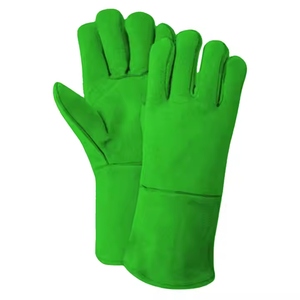 Guantes de Seguridad de Cuero Vacuno Reforzado de Primera Calidad, Guantes de Soldadura Reflectantes, Protección Contra Llamas para Manos y Brazos - Product Image 4