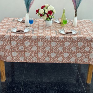 Mantel de Lino y Algodón Estampado con Diseño Floral, Clásico, Lavable, para Uso Doméstico - Product Image 2