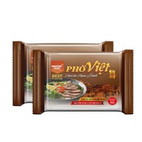 Fideos Instantáneos Fritos Nadisa Vietnam, Sabor a Res, Listos en 4 Minutos, 90g X 30 Unidades/Caja, OEM ODM Exportación Global