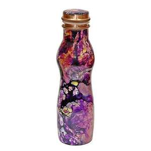 Enamel Printed Style New <b>Copper</b> Water <b>Bottle</b> 1L Modern Double Wall Eco-Friendly Leak-Proof Dishwasher Safe Business Gift - Product Image 1