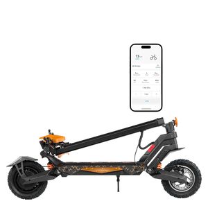 Trottinette électrique à double freinage pour adultes, moteur 500W, pneus de 10 pouces, vitesse maximale de 24 MPH, autonomie de 25 miles, trottinette électrique pliable, fonctionnalités rapides - Product Image 1