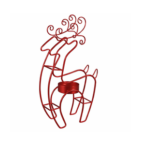 <b>Top</b> Selling Minimalist Deer Candle Holder Modern Black Metal Scandinavian Artistic Candle Stick Holder Customized Size - Product Image 6