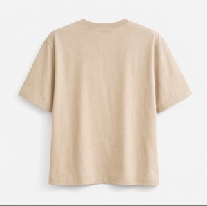 Camisetas de Mujer 100% Algodón, 220g, con Adornos, Moda Sostenible, Corte Regular, Transpirables, de Lujo, Hechas en India, Venta al Por Mayor OEM/ODM - Product Image 2