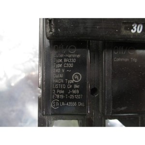 GENERAL ELECTRIC BR330, C330, Circuito de 3 Polos - Equipo y Piezas de Semiconductores de Confianza de Marca Global - Product Image 1