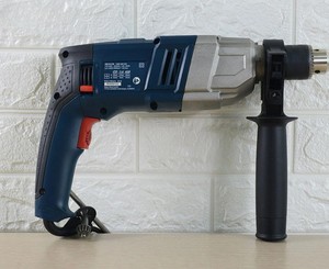 Perceuse à percussion robuste GSB 20-2 RE 800W/850W avec cordon, 2 vitesses, pour travaux lourds sur maçonnerie, béton, bois, métal, perçage max. 13 mm - Product Image 3