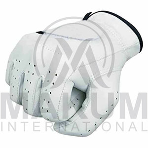 Guante de Golf de Cuero Genuino Blanco, Transpirable y Perforado, para Mano Derecha, Unisex, con Cierre de Velcro - Product Image 2