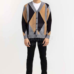 Cárdigan para Hombre, Suéter Casual de Punto, Cierre de Botones, Uso Diario, Moda de Invierno - Product Image 2