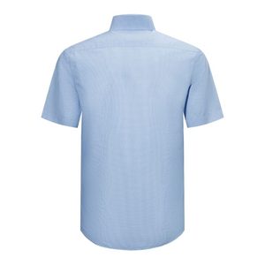 Chemise habillée à manches courtes coupe-vent 100% coton pour homme. Vêtements d'été respirants pour le travail, style business/casual, pour une visibilité accrue. - Product Image 2