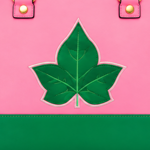 Bolso de Mano con Diseño de Hojas de Hiedra en Verde y Rosa para Mujer, Bolso Tote Gráfico de Moda con Doble Asa para Llevar al Hombro, para Compras, Viajes y Uso Diario - Product Image 6