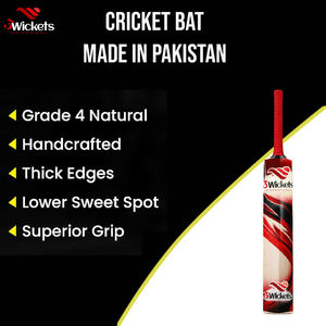 Batte de cricket pour jeunes – Bois léger, prise en main solide, conception durable, idéale pour les sports scolaires et les séances d'entraînement - Product Image 5