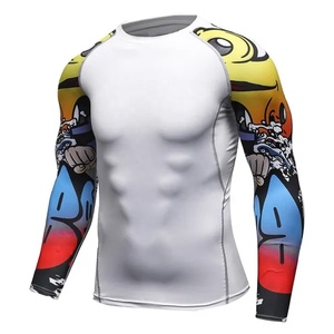 Rashguard personnalisé 2026 pour hommes, manches longues, sublimation sur mesure, BJJ MMA, respirant, vente en gros - Product Image 2