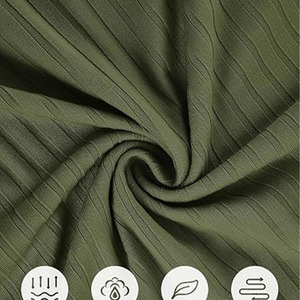 Camiseta sin Mangas AL RAFEEQ INTERNATIONAL para Hombre, Color Verde Oliva, Cuello Redondo, Tejido de Punto, Estilo Casual, Transpirable, Ajuste Musculoso, 100% - Product Image 5