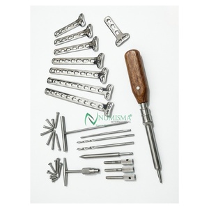 Juego de Placas de Bloqueo de Fragmentos Grandes de Acero de Calidad Premium 4.5 T-Buttress, Lote de 220 Piezas para Fijación de Fracturas Óseas, Clase I CE - Product Image 4