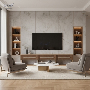 Meuble TV <span class=keywords><strong>en</strong></span> bois de luxe moderne, console multimédia pour salon, meuble TV haut de gamme, centre de divertissement - Product Image 5