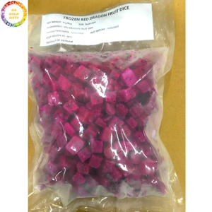 Tranches, dés, cubes et demi-coupes de fruit du dragon surgelé IQF de qualité supérieure sélectionnées, fruit sucré, emballage sous vide, vente en gros, approvisionnement direct usine - Product Image 2