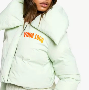 Breathable soft quilted puffer <b>jacket</b> <b>women</b> <b>lightweight</b> warm coat <b>with</b> <b>hood</b> for outdoor cold season - Product Image 4