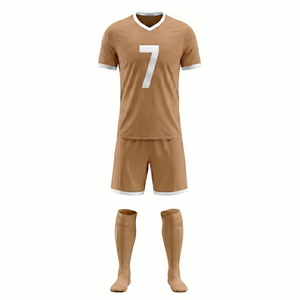 Uniformes de Fútbol Personalizados de Nuevo Diseño para Adultos, Conjuntos de Uniformes de Fútbol Sublimados Transpirables de Secado Rápido, Servicio OEM - Product Image 1