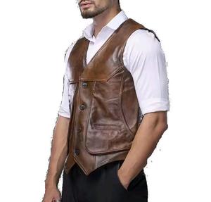Custom <b>summer</b> motorcycle embroidery pattern vest breathable button casual <b>jacket</b> for <b>men</b> and women - Product Image 3