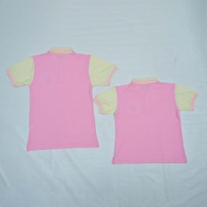 เสื้อโปโลแขนสั้นผู้ชาย Splendor ผ้าเจอร์ซีย์ถัก สีชมพู สีเหลือง สวมใส่สบาย ระบายอากาศดี ดีไซน์ทันสมัย ขายส่ง สำหรับฤดูร้อนและกิจกรรมกลางแจ้ง - Product Image 4