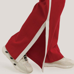 Wearpex Hot Selling Autumn Winter Regular Mid Elastic Fleece 100% Cotton Breathable Eco-Friendly Flare Leg Streetwear Women - Product Image 4