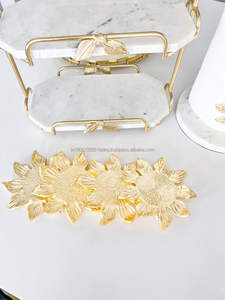 Juego de 4 posavasos de metal dorado con forma de conejo hechos a mano de alta calidad al por mayor con soporte posavasos de sublimación decorativos de mesa - Product Image 4