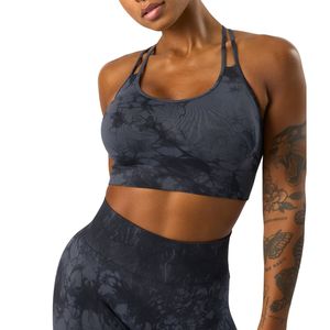 Soutien-gorge de sport sans couture personnalisé pour femme, respirant, extensible, pour fitness, gym, entraînement, yoga, dos à bretelles, OEM ODM - Product Image 1