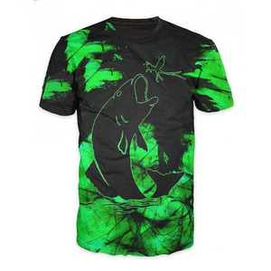 Top Trendy Men's Black Fishing <b>T</b>-<b>Shirt</b> With White <b>Fish</b> Print Front Design Cotton Pullover <b>Shirt</b> Adult Size Breathable - Product Image 5