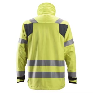 Men's Professional Standard <b>Softshell</b> Safety <b>Jacket</b> <b>High</b> <b>Visibility</b> Welded Seam Level D Protection Warm Workwear Constriction - Product Image 4